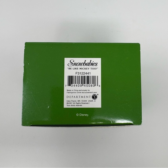 Snowbabies Dept 56 Disney Showcase “Be Like Mickey Too” Figurine Vintage 2007 - Picture 10 of 12